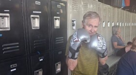 Steve Miller is one of the participants in the Rusty Gloves boxing class at The Corner Boxing Club in Boulder. Like Miller, many participants in the class are living with Parkinson’s.