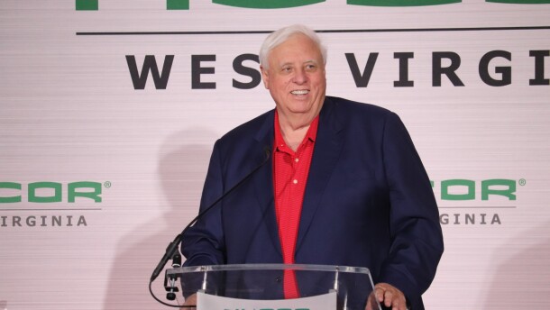 West Virginia Gov. Jim Justice speaks at an event in October 2023. Justice was elected to the U.S. Senate in 2024.