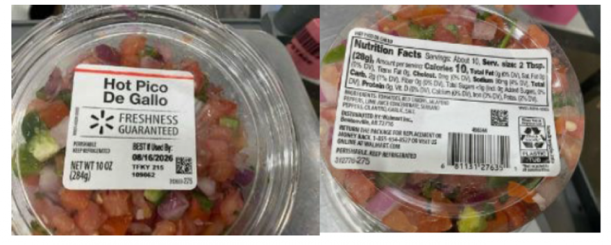 One of a number of products recalled due to an issue with jalapenos and salmonella.