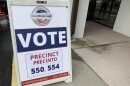 A Vote placard