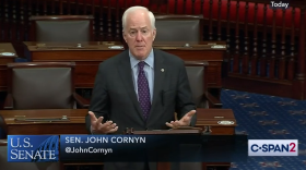 Sen. Cornyn criticizes Joe Biden's reported cabinet picks in Senate Chamber on Nov. 30, while declining to call him President-Elect.