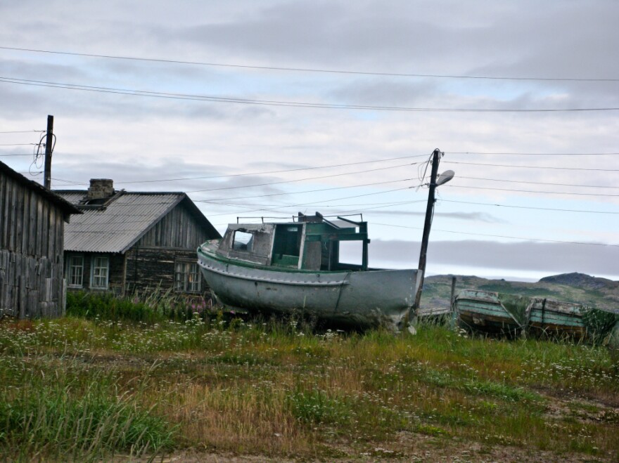 The village of Teriberka, in the Murmansk region of Arctic Russia, is an impoverished and desolate community. Many of the 700 residents are out of work.