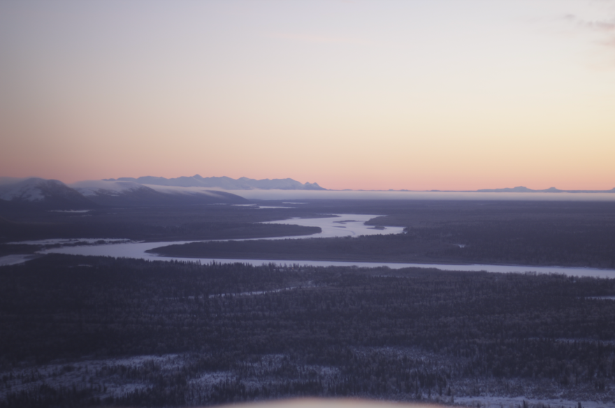 The Donlin prospect sits above Western Alaska's Kuskokwim River, pictured here.