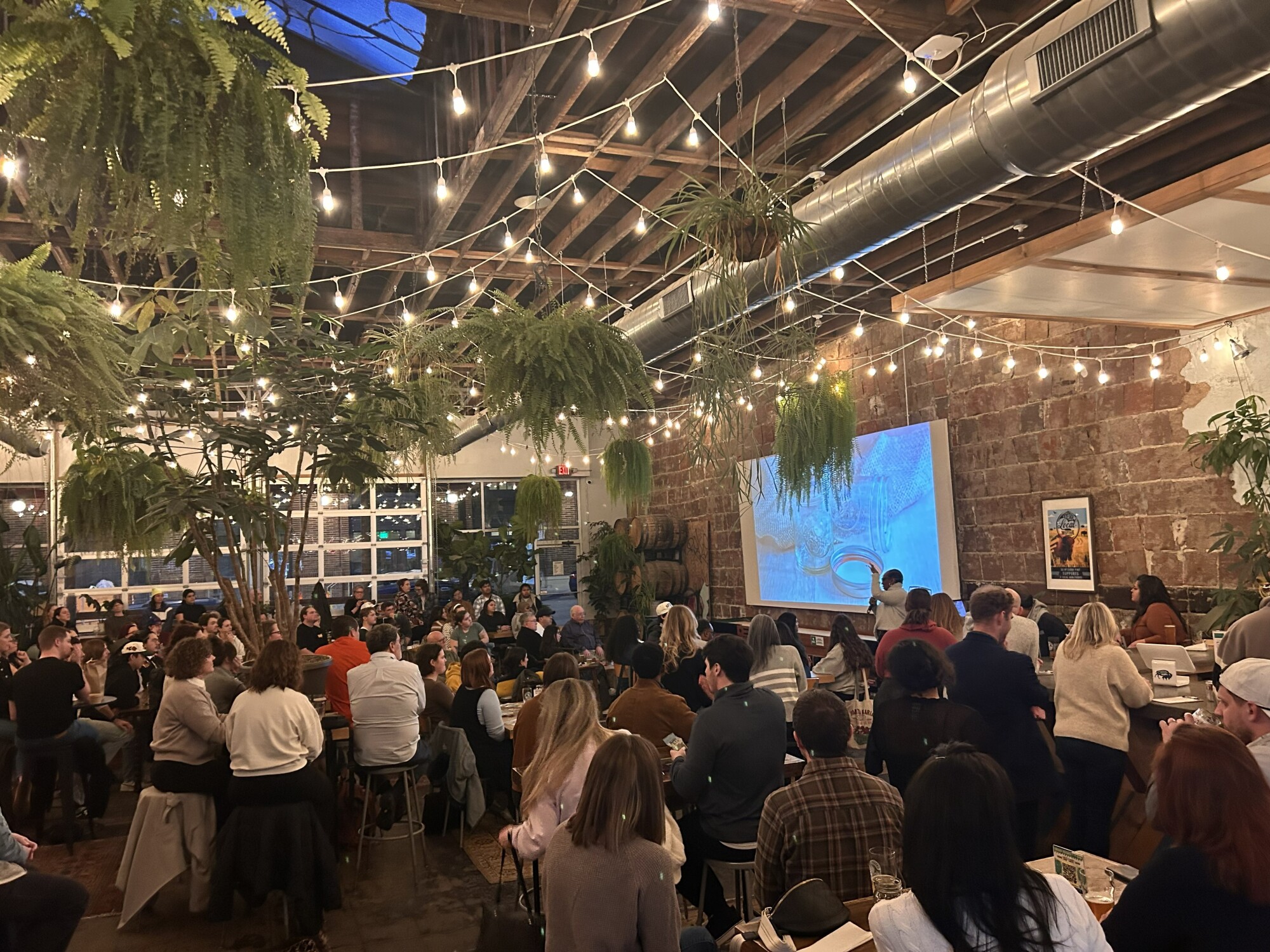 Casual Animal Brewing brings out packed crowds to listen to educational lectures over a beer