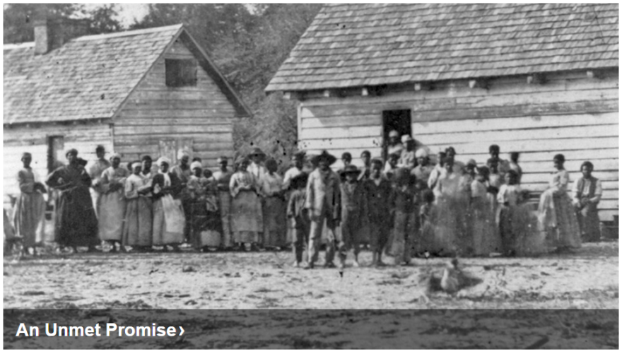 Reconstruction-era photo of African Americans 