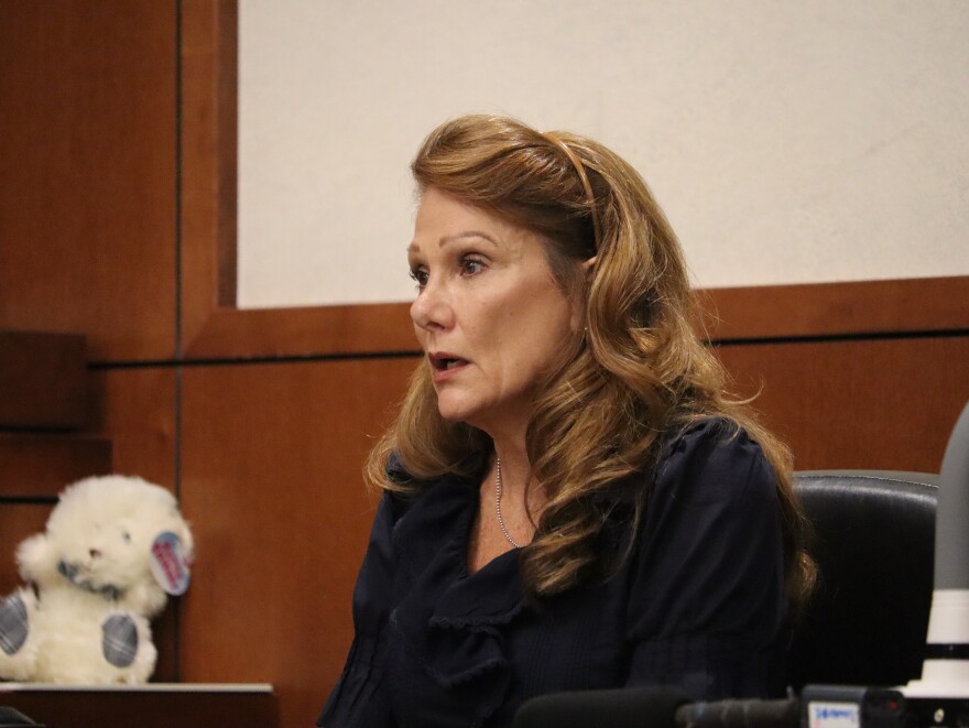 Glenna Bevin testified that she and her ex-husband Matt Bevin financially support their adopted son Jonah. Matt did not attend the hearing and was unable to testify.
