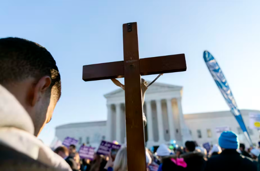  Catholics at an anti-abortion demonstration in Washington D.C. last year.