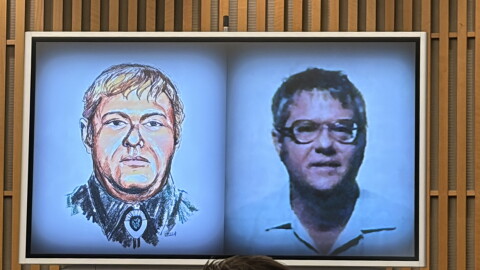 Sketch of man found in Sacred Heart Church compared to Mathew Francis Betkouski