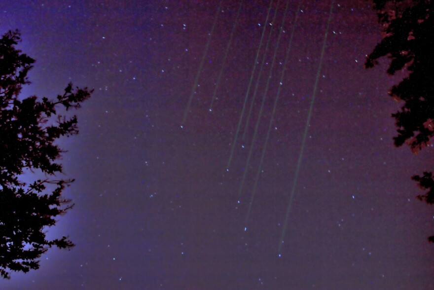 The Big Dipper on the fall sky