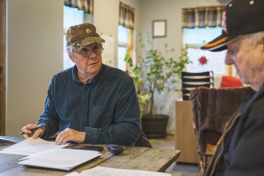 Henry McCreary, president of the Rural Broadband Cooperative, leads weekly meetings with members in Mill Creek, Huntingdon County.