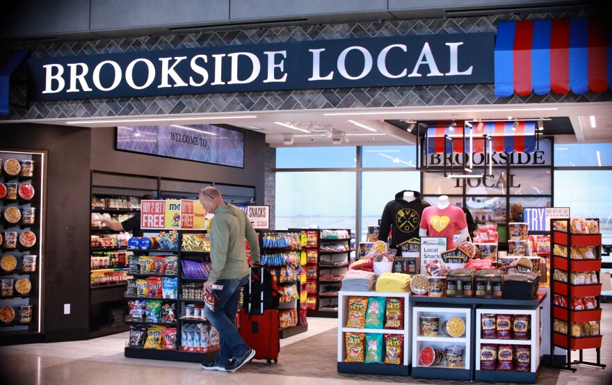 Many of the concessions at the new KCI terminal, like the Brookside Local above, are airport-sized version of locally owned Kansas City favorites.