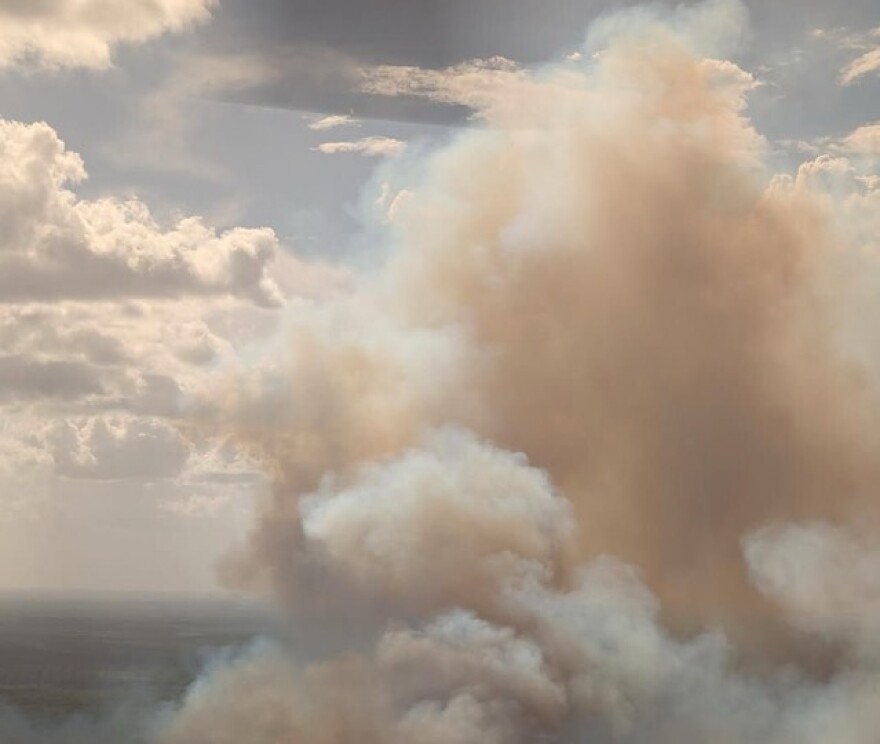 The Hilux Fire in the Big Cypress National preserve has reduced from 511 to 420 acres in the past few days. Persistent rains have helped temper the burn.
