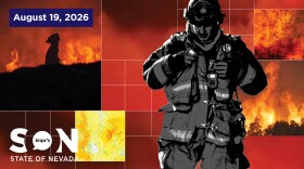 Photo illustration of firefighters and forest fires