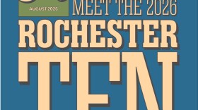 CITY Magazine cover, "ROCHESTER TEN," in blue and tan