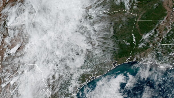 Clouds covered most of Texas on Oct. 26, 2026
