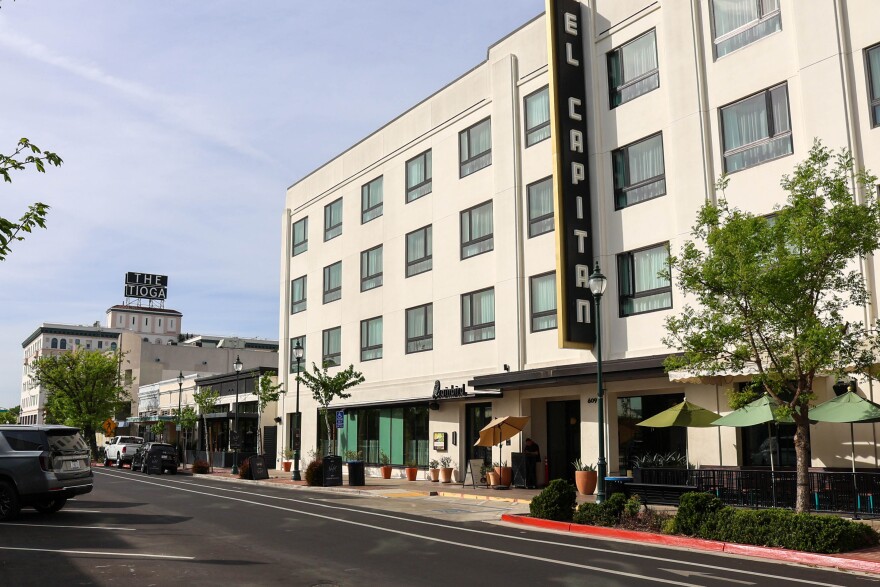 The El Capitan Hotel and The Tioga apartments underwent renovations in the last decade. Both buildings were originally built in the late 19th and early 20th centuries.