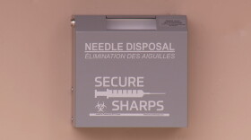 Needle Disposal Box at Butler Park