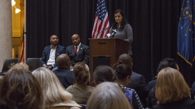 Rima Shahid, executive director of the Muslim Alliance of Indiana, says the Muslim community has reported instances of bullying, intimidation and physical assaults since the presidential election.