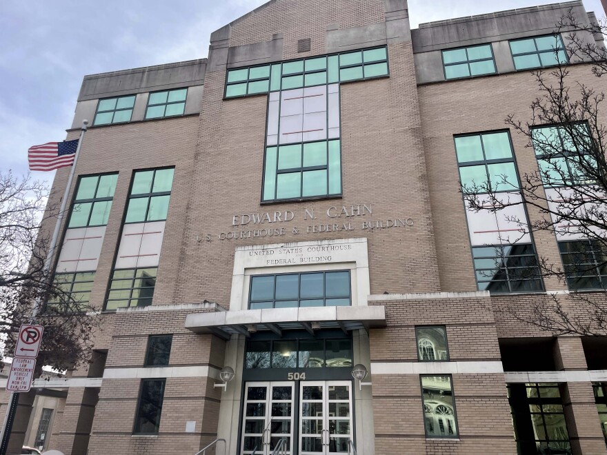 Exterior of the Edward N. Cahn U.S. Courthouse & Federal Building on Mon., Dec. 8, 2025 in Allentown, Pennsylvania.