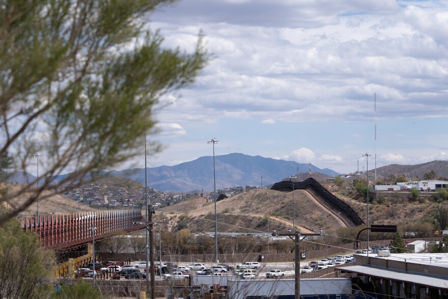 The border wall separates Nogalez, Ariz., with Nogales, Sonora, Mexico.