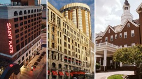 A composite image shows Saint Kate hotel, the Pfister and the Delafield Hotel.