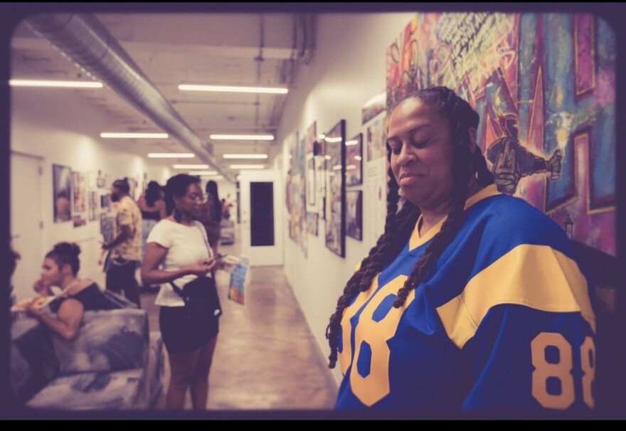 Kris Blackmon, curator of the multimedia arts exhibition “To STL With Love,” said she knew her approach to celebrating St. Louis’ hip hop culture needed to reflect its diverse, cross-generational community.