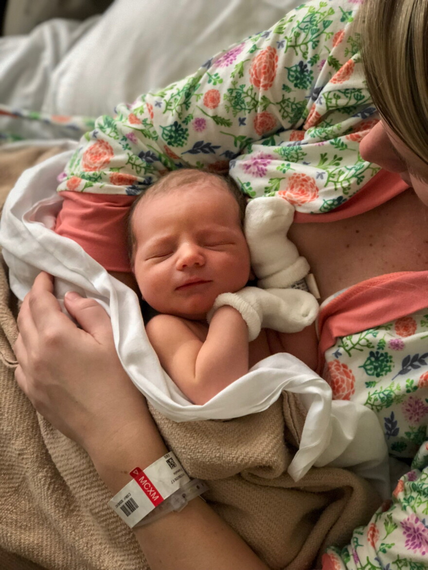 Kyson Holmstrom arrives in the world.