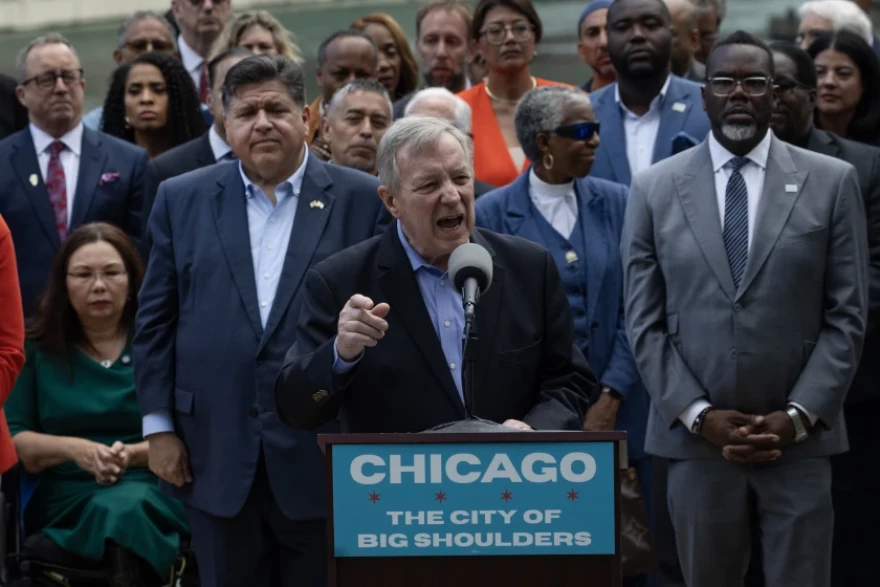 Sens. Dick Durbin and Tammy Duckworth want answers about President Trump’s plan to send troops to Chicago.