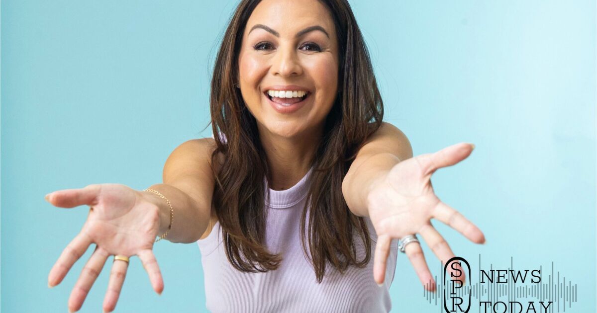 SPR News Today: Comedian Anjelah Johnson-Reyes says gratitude can be medicine