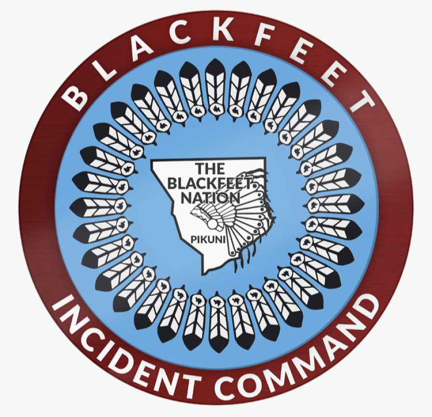 Official Logo for The Blackfeet Incident Command Team