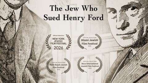 The film, Sapiro v. Ford: The Jew Who Sued Henry Ford, chronicles the high-stakes "David-versus-Goliath showdown" between the automotive tycoon and Aaron Sapiro, a Jewish lawyer who took on Ford’s massive propaganda machine at the height of his influence.