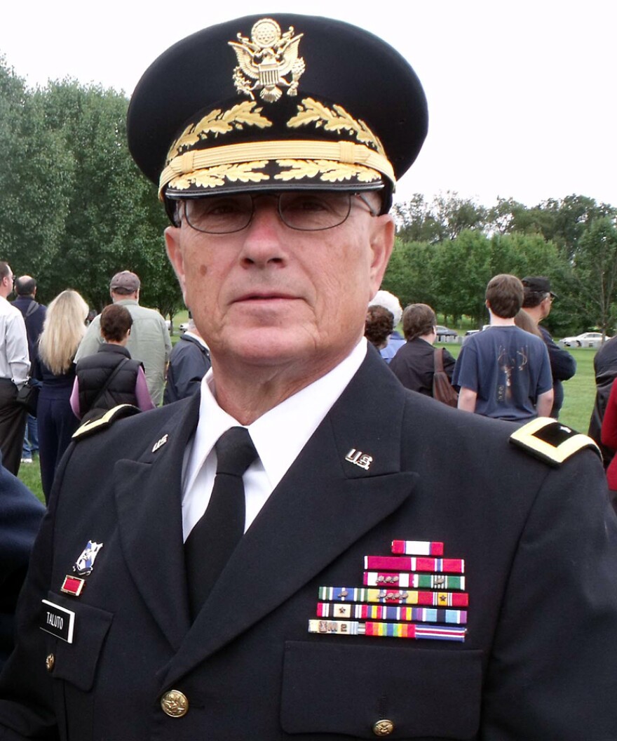 Gen. Joseph Taluto, head of New York's National Guard, said Thursday's ceremony was more poignant because America is once again at war.