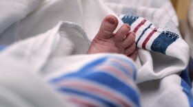 FILE - The toes of a baby are seen at a hospital in McAllen, Texas, on Wednesday, July 29, 2020. (AP Photo/Eric Gay, File)