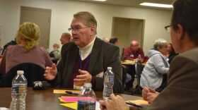 WKSU reporter Tim Rudell participates in a Your Voice Ohio forum.