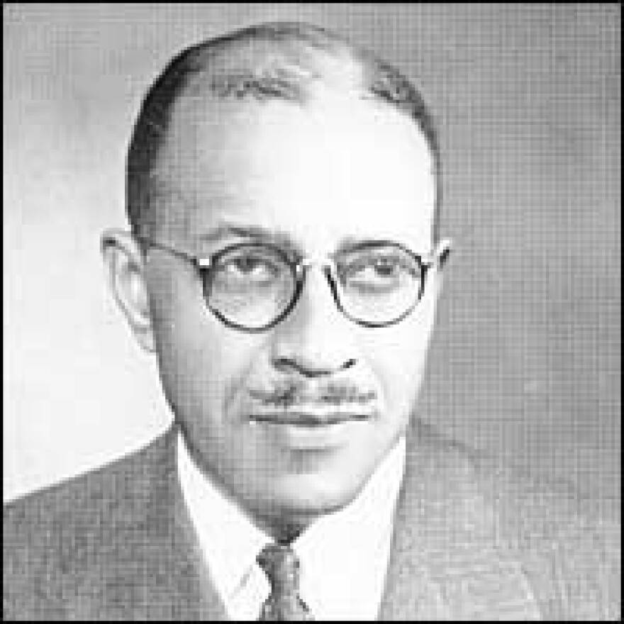 Sociologist and educator Charles S. Johnson was the first black president of Fisk University in Nashville, Tenn. Born in Virginia, Johnson served in the Army during World War I and worked for Presidents Hoover and Franklin D. Roosevelt.