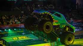 Frank Krmel is the driver of the monster truck Mega Wrex, which is just one of the performers you may see at Hot Wheels Monster Trucks Live Glow-N-Fire at the BMO Center in Rockford Friday, Mar. 6-Sunday, Mar. 8.