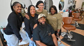 The Divine Hair Studios staff recently completed their OurHAIR training.