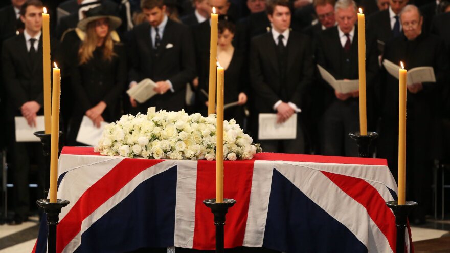 Former British Prime Minister Margaret Thatcher's funeral was held Wednesday at London's St. Paul's Cathedral.