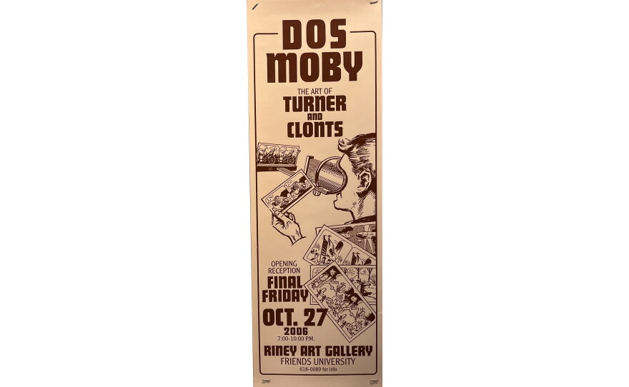 Curt Clonts/Greg Turner art show poster.