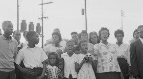 Young protestors during the Birmingham Campaign in Birmingham, Alabama, May 1963. The movement, which called for the integration of African Americans, was organized by Martin Luther King Jr. and Fred Shuttlesworth amongst others. (Photo by Frank Rockstroh/Michael Ochs Archives/Getty Images)