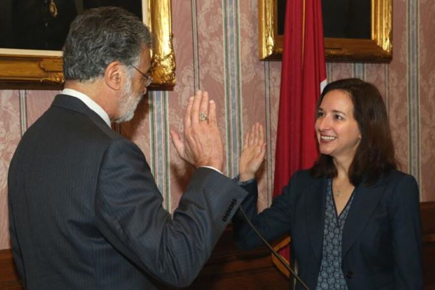 Persis Sosiak was sworn in as health commissioner in 2016. [City of Cleveland]