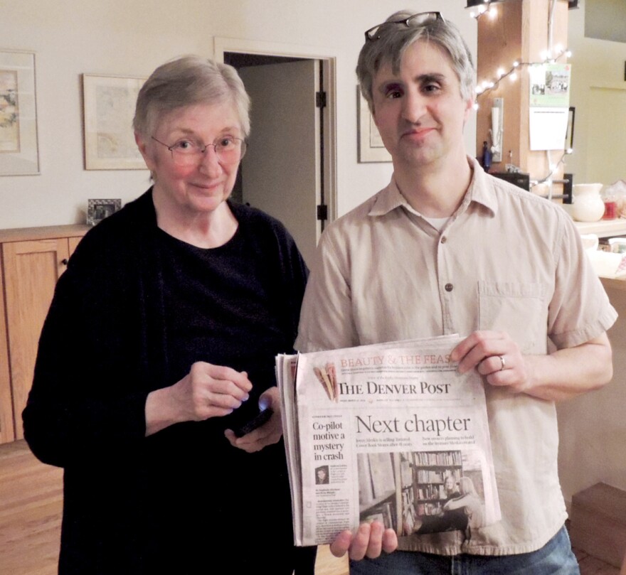 Meskis (left) is handing the reins to Len Vlahos and Kristen Gilligan (not pictured), who both spent years working for the American Booksellers Association. "It is humbling ...," says Vlahos. "We will walk in our own shoes, but try and continue the legacy."