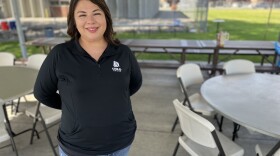 Native Family Services Director Sierra Singer at a Child Bridge event in Billings