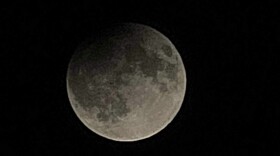 Elkhart's view of Tuesday night's partial lunar eclipse on a supermoon.
