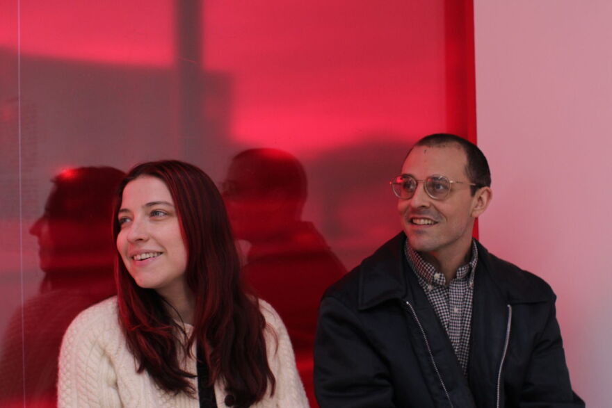 Brittni and Harry Harvey, founders of the Fall River Museum of Contemporary Art