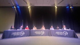 2022 New Hanover County school board candidates. From left: Josie Barnhart (R), Nelson Beaulieu (D), Pat Bradford (R), Dorian Cromartie (D), Judy Justice (D), Melissa Mason (R), Veronica McLaurin-Brown (D), Pete Wildeboer (R).