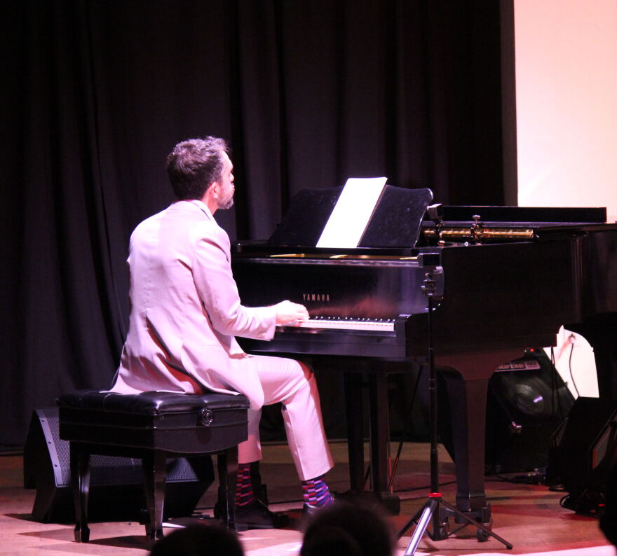 Miami-based Zach Bartholomew is the Collective's jazz pianist.