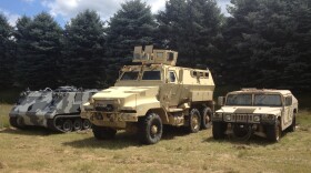 2015 file photo of surplus military vehicles used by the Barry County Sheriff's Department