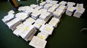 Stacks of legislation to be considered by Texas lawmakers in 2019.