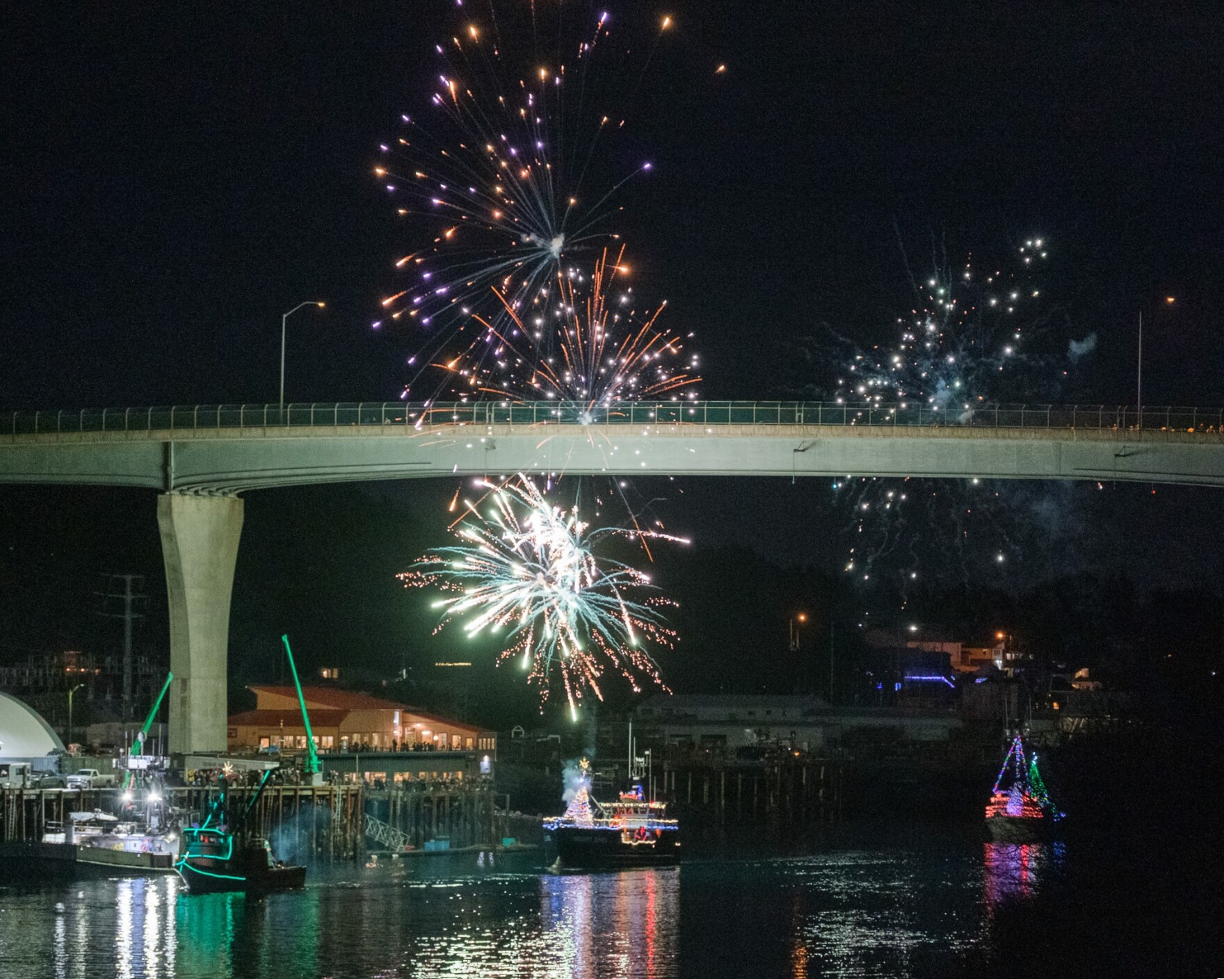 Highlights from 2024 Harbor Lights Boat Parade